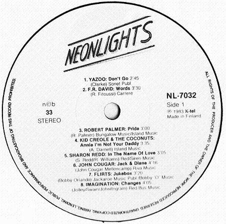 Various : Neonlights (LP, Comp)