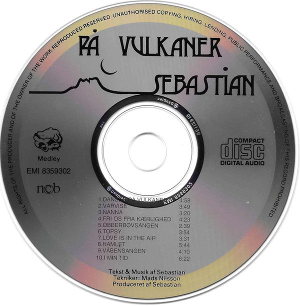 Sebastian (5) : På Vulkaner (CD, Album, RE)