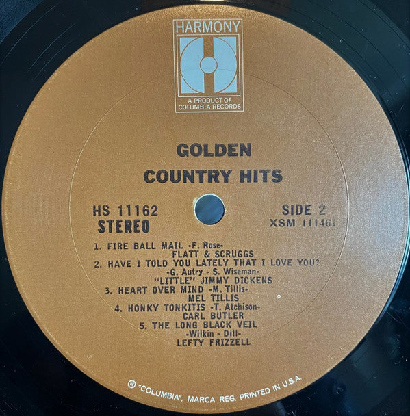 Various : Golden Country Hits (LP, Comp)