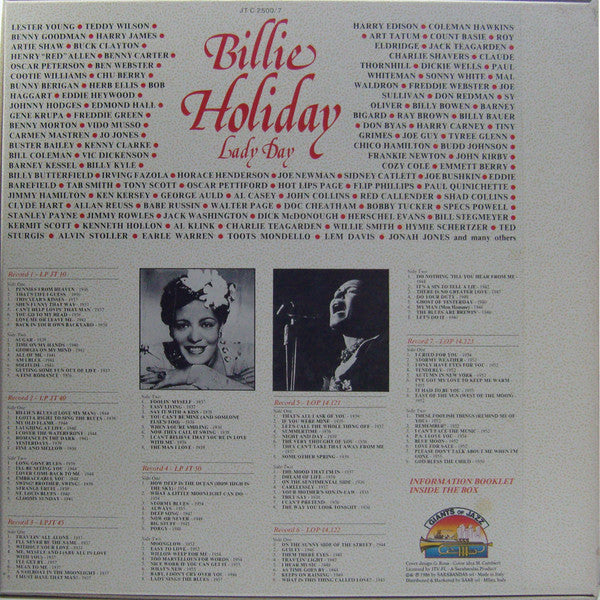 Billie Holiday : Lady Day (7xLP, Comp + Box, Comp)