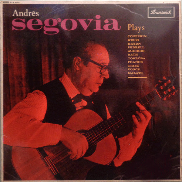 Andrés Segovia : Plays (LP, Mono)