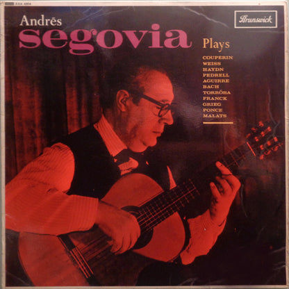 Andrés Segovia : Plays (LP, Mono)