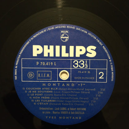 Yves Montand : "7" (LP, Album)