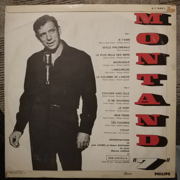 Yves Montand : "7" (LP, Album)