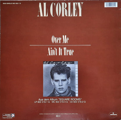 Al Corley : Over Me (12", Maxi)