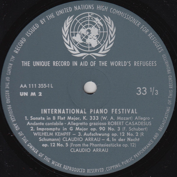 Various : International Piano Festival (LP, Album)