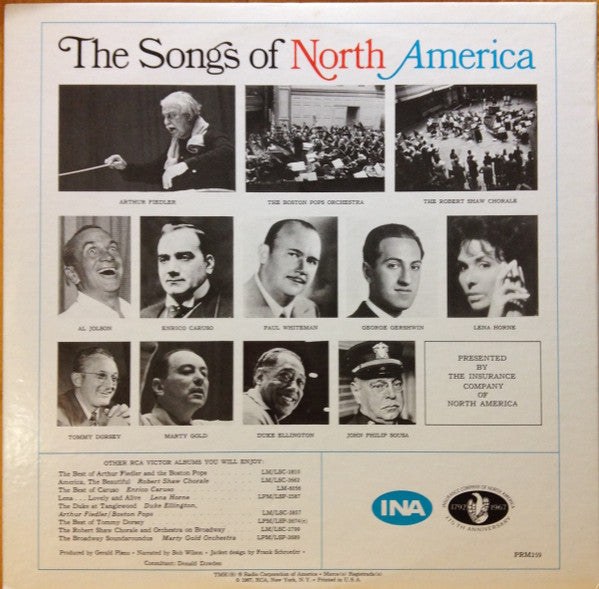 Various : The Songs of North America (LP, Comp, Mono, S/Edition)