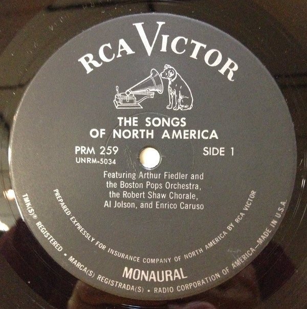 Various : The Songs of North America (LP, Comp, Mono, S/Edition)