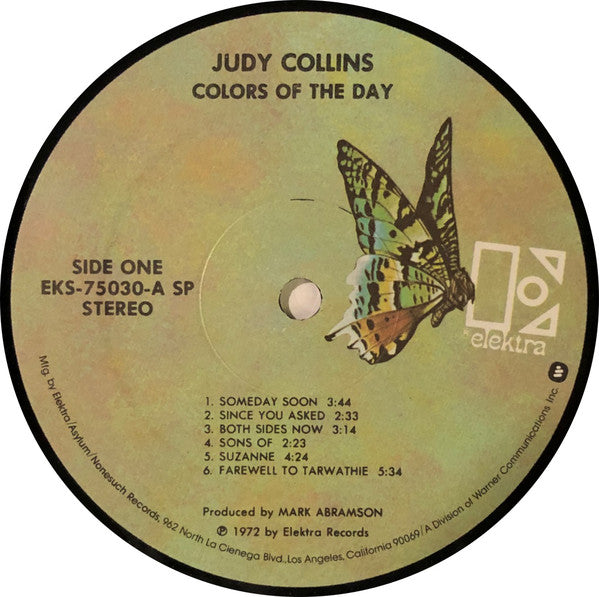 Judy Collins : Colors Of The Day The Best Of Judy Collins (LP, Comp, RE, SP )