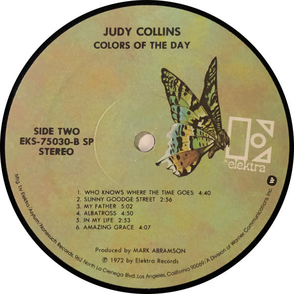 Judy Collins : Colors Of The Day The Best Of Judy Collins (LP, Comp, RE, SP )