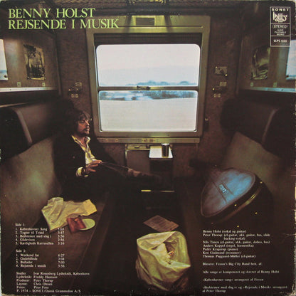 Benny Holst : Rejsende I Musik (LP, Album, RE)