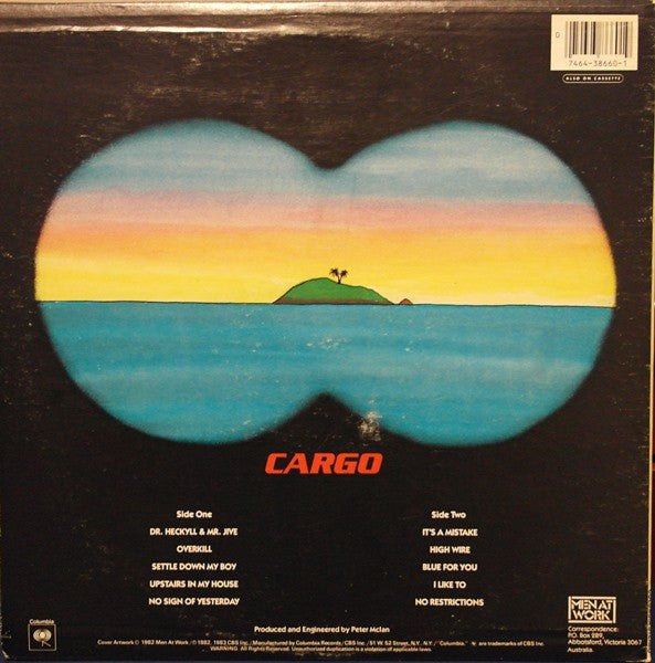 Men At Work : Cargo (LP, Album, Car)