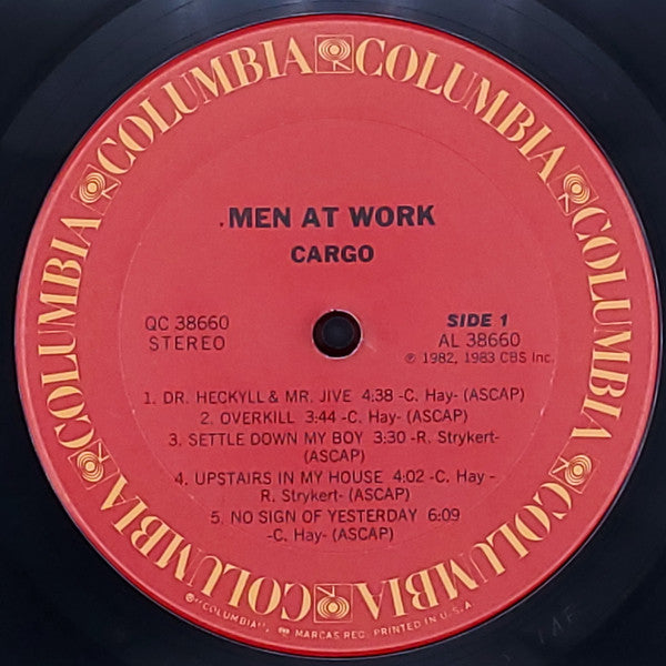 Men At Work : Cargo (LP, Album, Car)