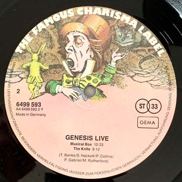 Genesis : Live (LP, Album)