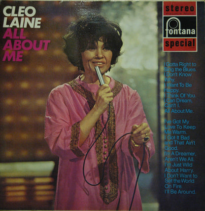 Cleo Laine : All About Me (LP, Album, RE)