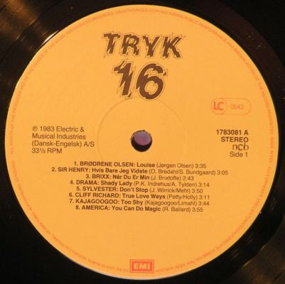 Various : Tryk 16 (LP, Comp)