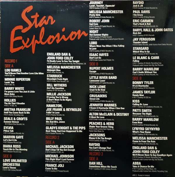 Various : Star Explosion (3xLP, Comp)