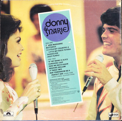 Donny & Marie Osmond : Featuring Songs From Their Television Show (LP, Album)