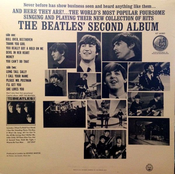 The Beatles : The Beatles' Second Album (LP, Album, RE, All)