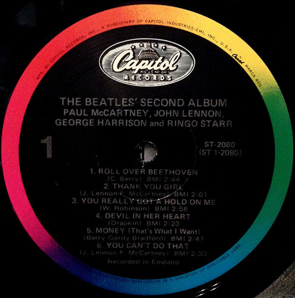 The Beatles : The Beatles' Second Album (LP, Album, RE, All)