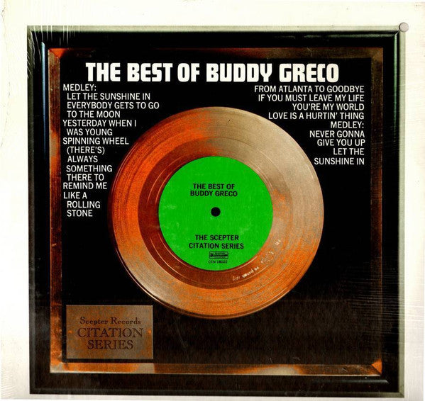 Buddy Greco : The Best Of Buddy Greco (LP, Comp)