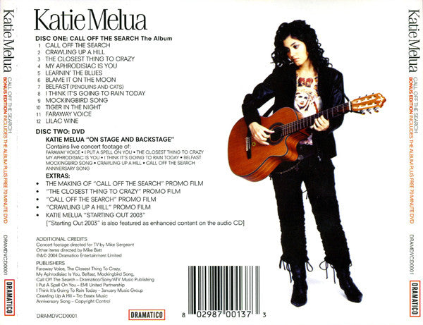 Katie Melua : Call Off The Search (CD, Album, Enh, RE + DVD-V, PAL + S/Edition, Spe)