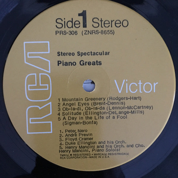 Various : Piano Greats (Volume 7) (LP, Comp)