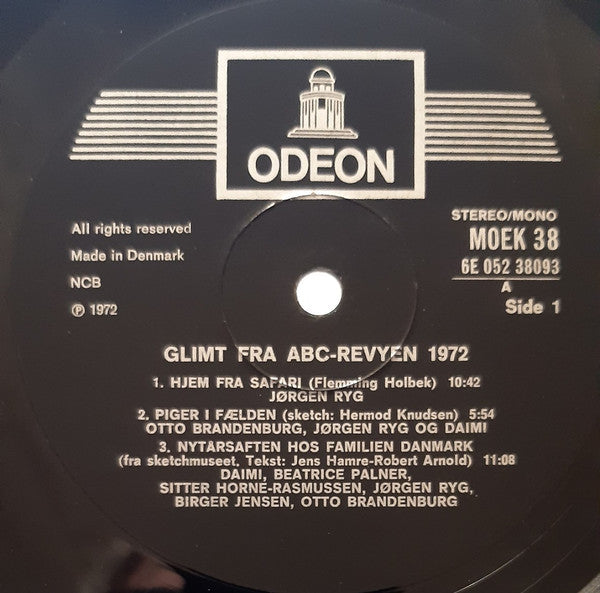 Various : Glimt Fra ABC-Revyen 1972 (LP)