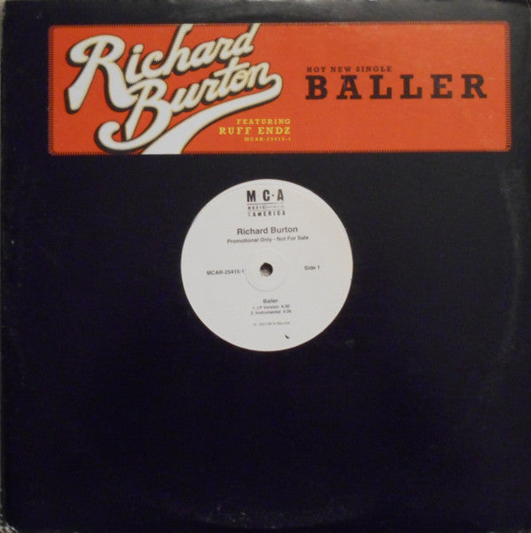 Richard Burton (4) : Baller (12", Single, Promo)