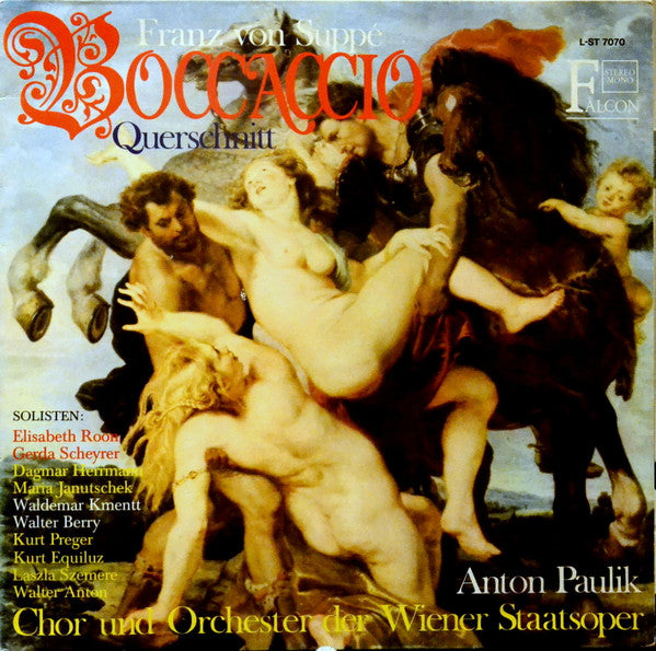 Franz von Suppé, Orchester Der Wiener Staatsoper, Wiener Staatsopernchor, Anton Paulik : Boccaccio - Querschnitt (LP)