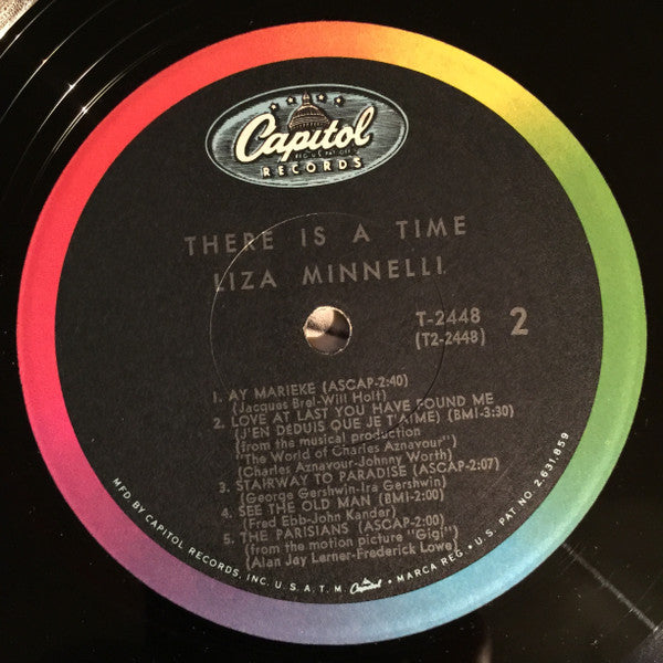 Liza Minnelli : There Is A Time (LP, Mono)