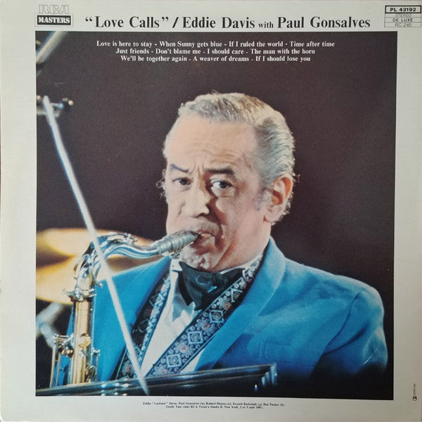 Eddie "Lockjaw" Davis With Paul Gonsalves : Love Calls (LP, Album, Gat)