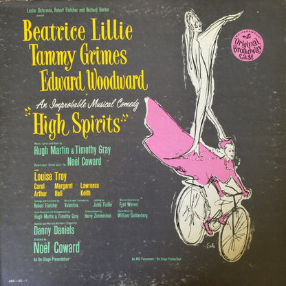 Beatrice Lillie, Tammy Grimes, Edward Woodward : High Spirits (LP, Mono, Gat)