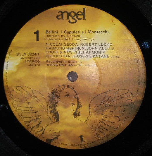 Vincenzo Bellini / Beverly Sills, Janet Baker, Nicolai Gedda, Robert Lloyd (4), Raimund Herincx, New Philharmonia Orchestra, John Alldis Choir, Giuseppe Patanè : I Capuleti E I Montecchi (3xLP + Box)