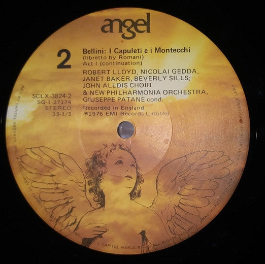 Vincenzo Bellini / Beverly Sills, Janet Baker, Nicolai Gedda, Robert Lloyd (4), Raimund Herincx, New Philharmonia Orchestra, John Alldis Choir, Giuseppe Patanè : I Capuleti E I Montecchi (3xLP + Box)