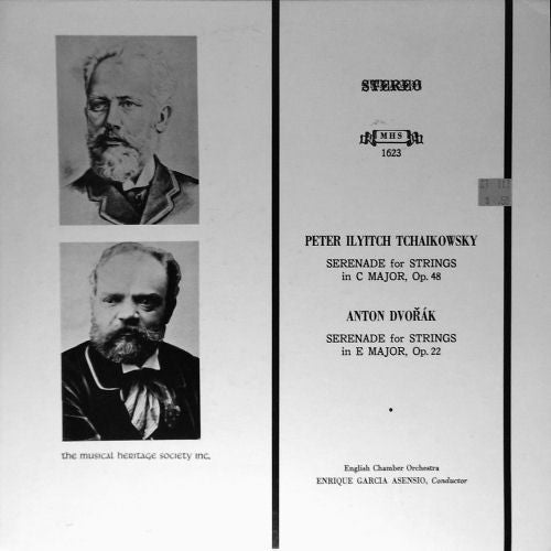 Pyotr Ilyich Tchaikovsky / Antonín Dvořák, English Chamber Orchestra, Enrique Garcia Asensio : Serenades For Strings (LP, Album)