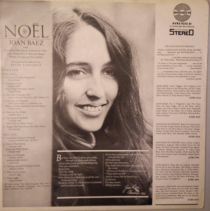 Joan Baez : Noël (LP, Album, S/Edition)