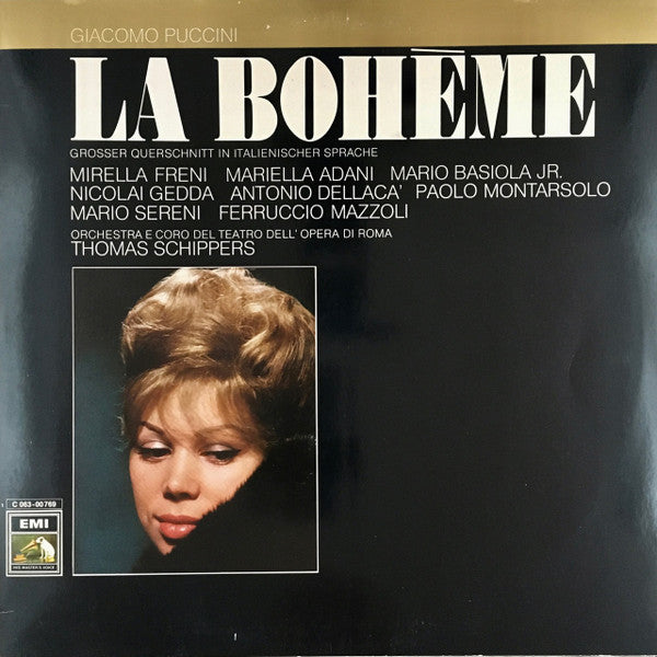 Giacomo Puccini : La Boheme (Grosser Querschnitt In Italienischer Sprache) (LP)