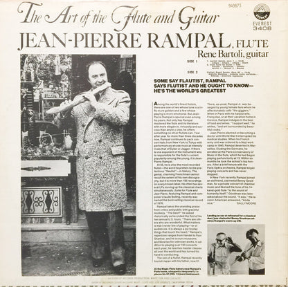 Jean-Pierre Rampal, René Bartoli : The Art Of The Flute And Guitar (LP, Album)