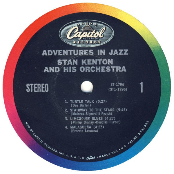 Stan Kenton : Adventures In Jazz (LP, Album)