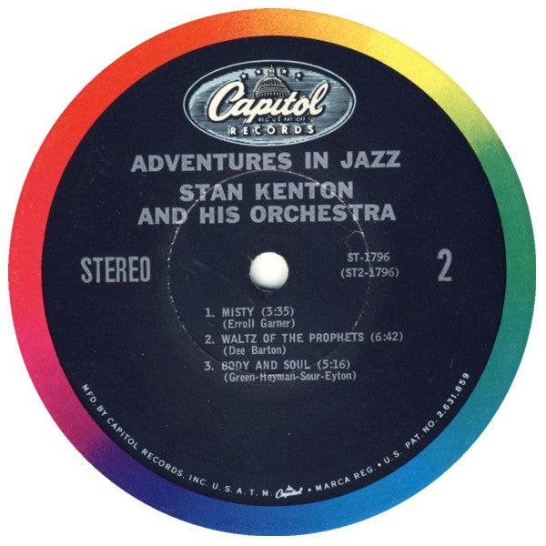 Stan Kenton : Adventures In Jazz (LP, Album)