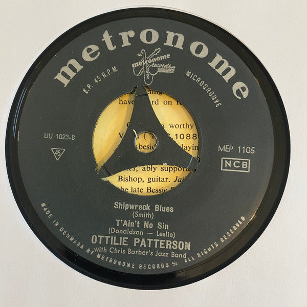 Ottilie Patterson, Chris Barber's Jazz Band : That Patterson Girl vol. 2 (7", EP)