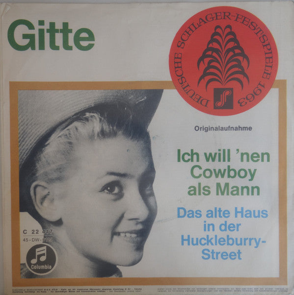 Gitte Hænning : Ich Will 'Nen Cowboy Als Mann (7", Single)