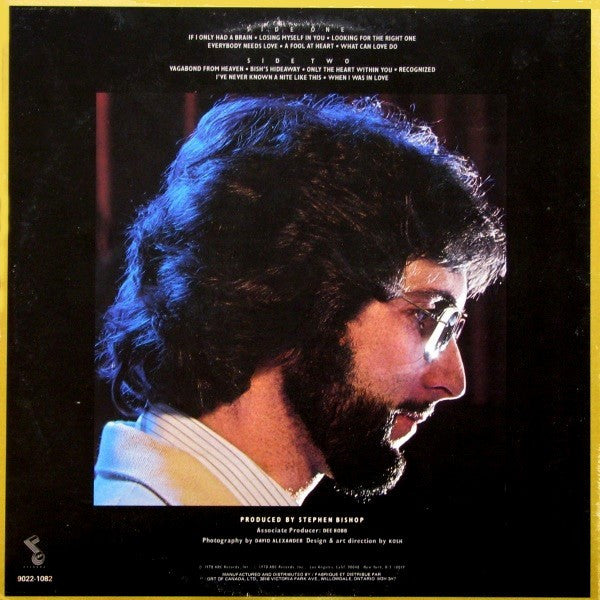 Stephen Bishop : Bish (LP, Album)