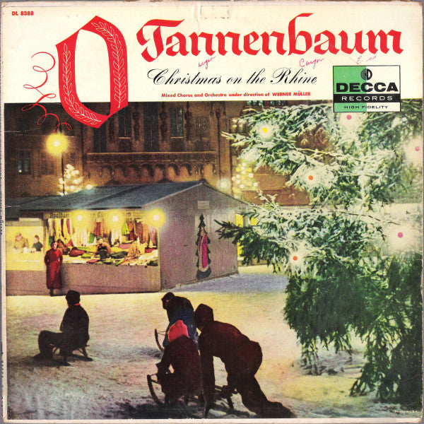 Werner Müller : O, Tannenbaum (Christmas On The Rhine) (LP, Album, Mono, Pin)