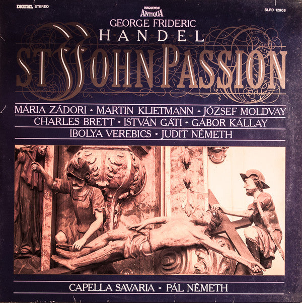 Georg Friedrich Händel : St John Passion (LP, Gat)