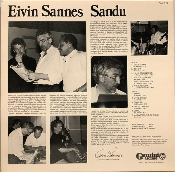 Eivin Sannes : Sandu (LP, Album)