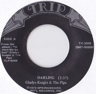 Gladys Knight And The Pips : Darling (7", Single)