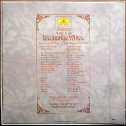 Franz Lehár, Berliner Philharmoniker, Herbert von Karajan : Die Lustige Witwe (2xLP)