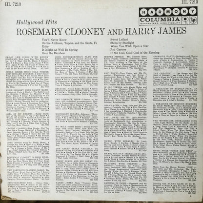 Rosemary Clooney And Harry James (2) : Hollywood Hits (LP, Comp, Mono, RE)